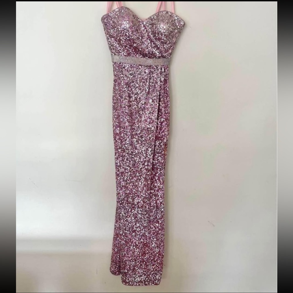 La Femme Sequin Gown from Peaches Boutique